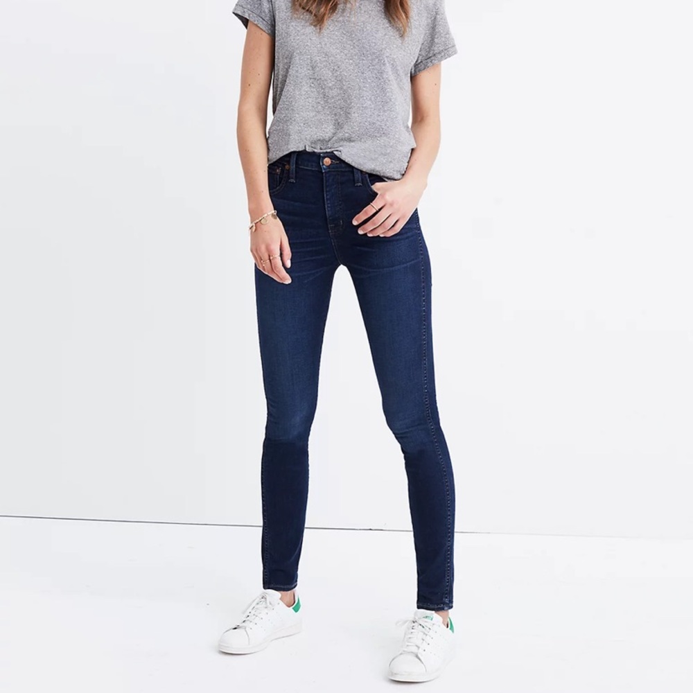 Madewell | 10" High-Rise Skinny Jeans in Hayes Wash 28